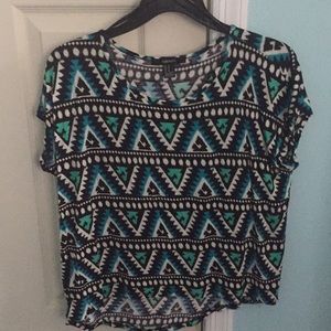 Forever 21 tribal print top